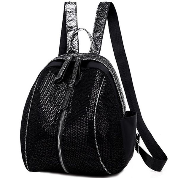 

outdoor bags nylon women's backpack zipper student bag teen girl small female