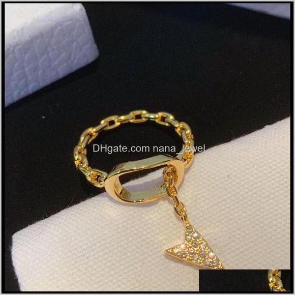 

fashion gold letter love tassel rings bague for lady women party wedding lovers gift engagement jewelry with box t3nso s2yht, Silver