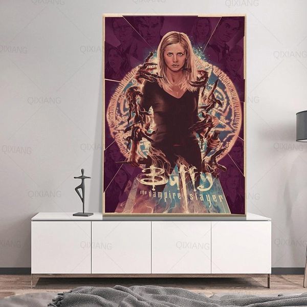 

paintings buffy the vampire slayer vintage decorative painting wall pictures for living room decoration home decor