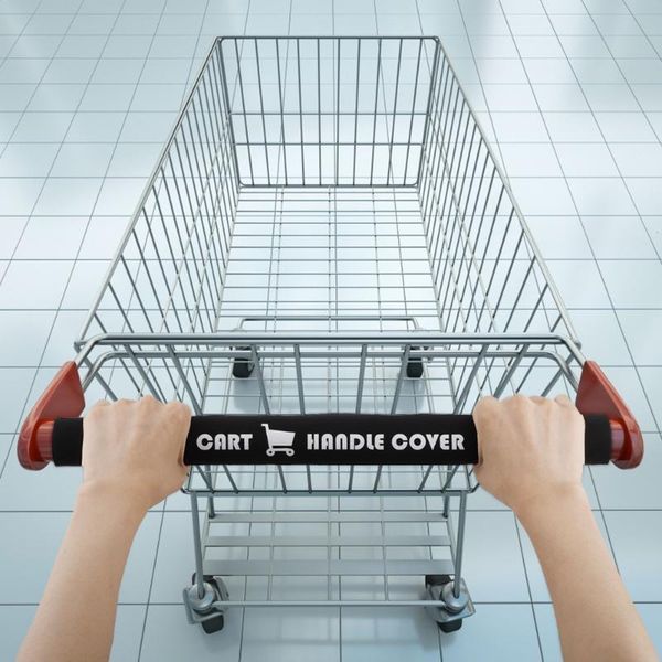 

storage bags shopping cart handle cover eco-friendly reusable for grocery buggy handles safe adults babies accessories