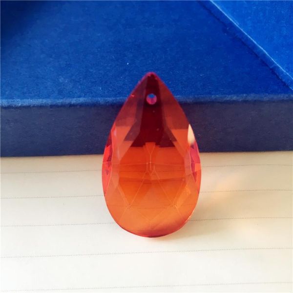 

chandelier crystal big quantity 396pcs 38mm almond pendants orange red lamp parts suncatcher prism diy making kids room gifts