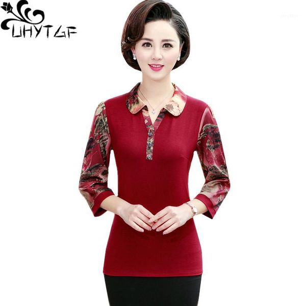 

summer womens blouse fashion chiffon printed stitching elegant female shirts korean loose 5xl plus size ladies1506 women's blouses &, White