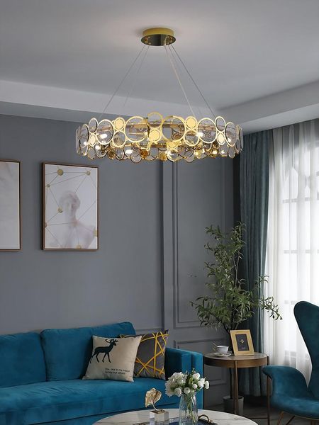 

chandeliers modern minimalist glass led chandelier light for bedroom living room rectangle dining lamp luminaire suspendu