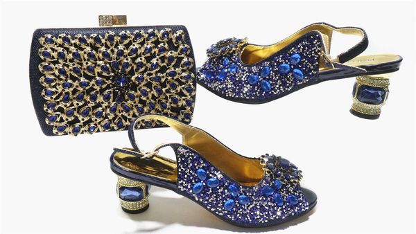 

same rhinestone shoe bag set fish mouth shoes dinner wedding large, Black