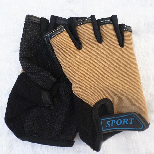 

cycling gloves gel bike half finger fingerless sport short black