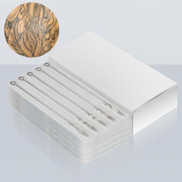 

tattoo needles 50pcs/box needle 5rm/7rm/9rm/11rm/13rm/15rm tool safe delicate health piercing curved for novice