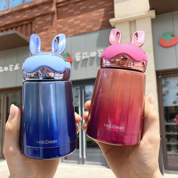 

water bottles colorful little han edition cartoon small pure and fresh lift rope 304 stainless steel vacuum cup gift mugs