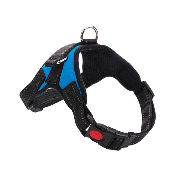 

dog collars & leashes 4colors adjustable belt harness walking lead leash strap back traction pets collar pet chest vest