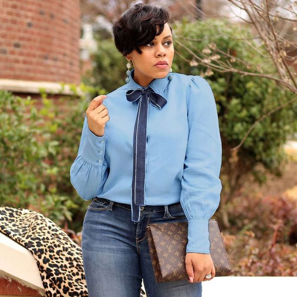 

2021 new fashion denim shirt in autumn of 2019, White