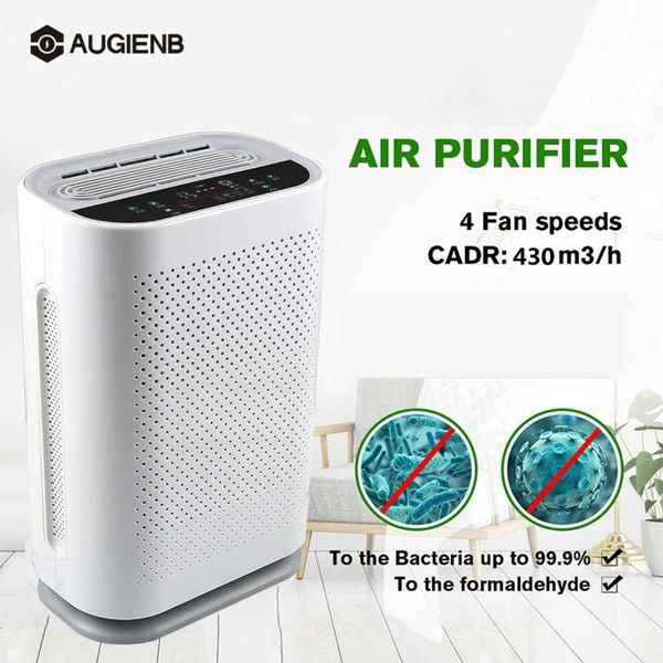 

air purifiers purifier with hepa filter negative ions cleaner remove formaldehyde pm2.5 smoke dust automatic monitors