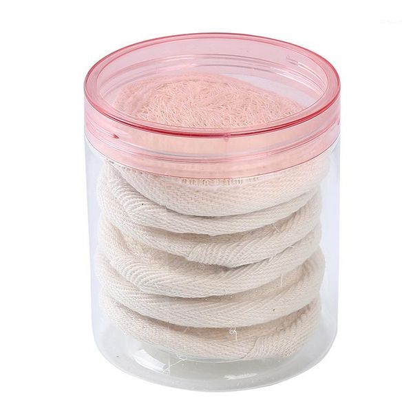 

round loofah sponge washing exfoliate makeup remover bath rub slices body shower pad towel glove clean natural facial1