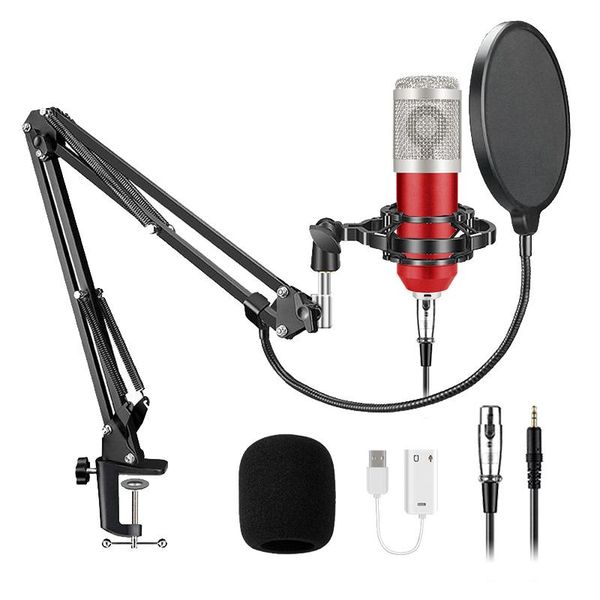 

microphones professional microphone bm800 ktv studio condenser karaoke recording mikrofon mic kits for pc computer youtube live