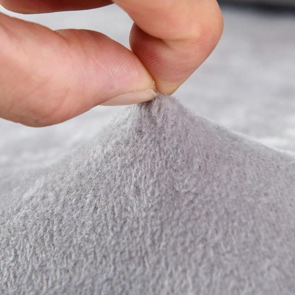 

#plush fabric chair covers velvet thick keep warm dust-proof slipcovers for dining room wedding office banquet cover##