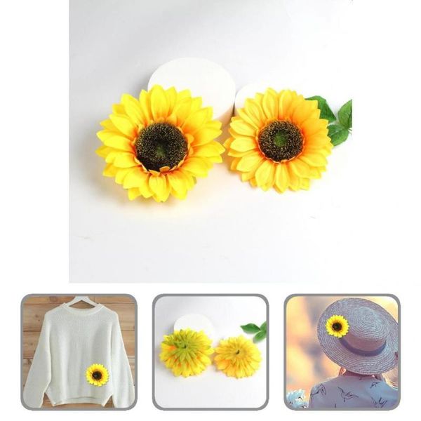 

decorative flowers & wreaths 10pcs artificial flower no watering weather resistant fake for party head