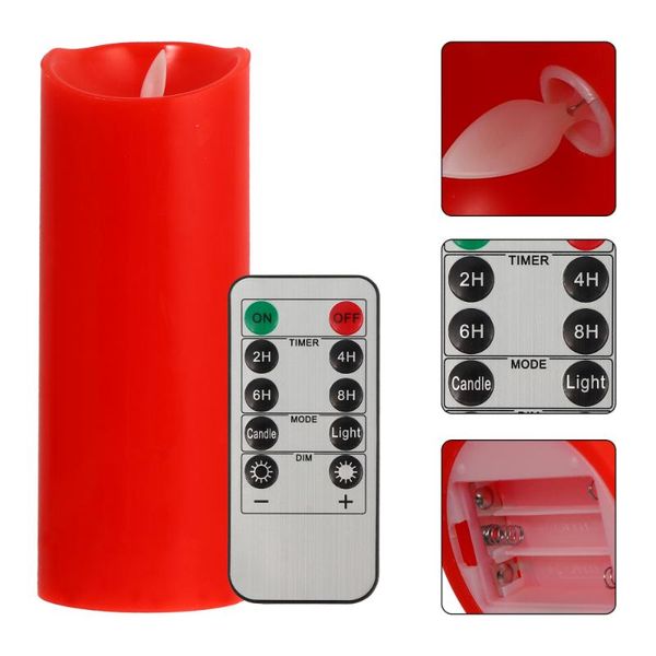 

set candle led lamps flameless electronic with remote controller candles
