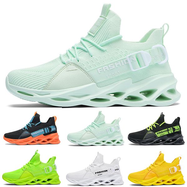 GAI GAI GAI All'ingrosso Non di marca Uomo Donna Scarpe da corsa Triple Nero Bianco Verde Volt Giallo Arancione Traspirante Moda uomo Scarpe da ginnastica Sport all'aria aperta Sneakers 39-46