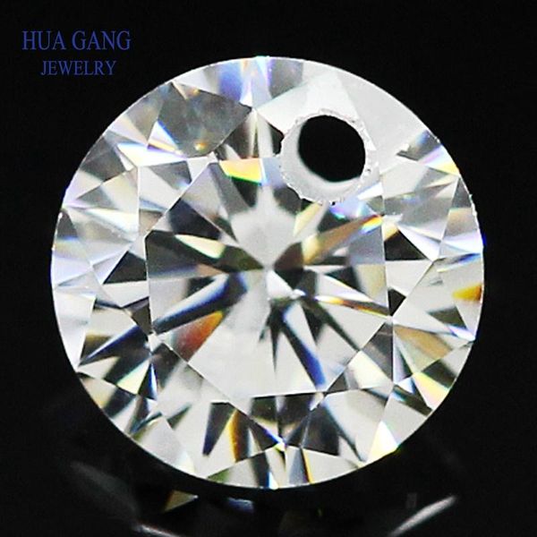 

other single/double holes crystal zirconia stones cubic stone loose diy earrings jewelry beads zircon