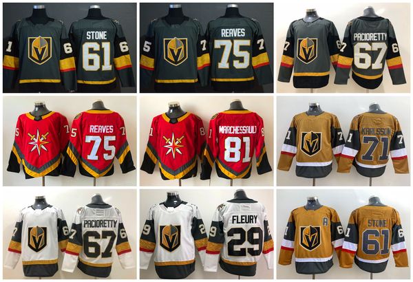 

2021 vegas golden knights hockey jerseys men marc-andre fleury jersey mark stone ryan reaves zach whitecloud william karlsson stitched, Black;red