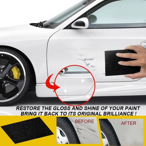 

car sponge scratch repair wipes nano cloth surface paint polish scuffs fix auto care cleaner dust remover tool accessories
