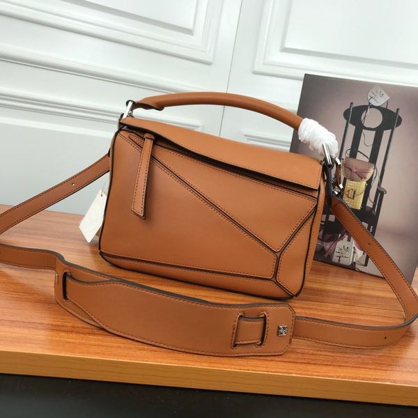 

fashion ladies envelope bags bag folding bag design popular puzzle bag messenger bags real leather crossbody shoulder purse brown colors