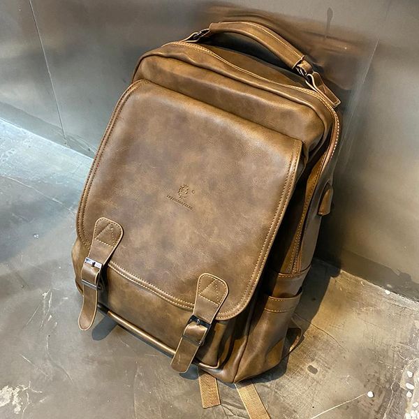 

backpack tidog large capacity retro square outdoor leisure