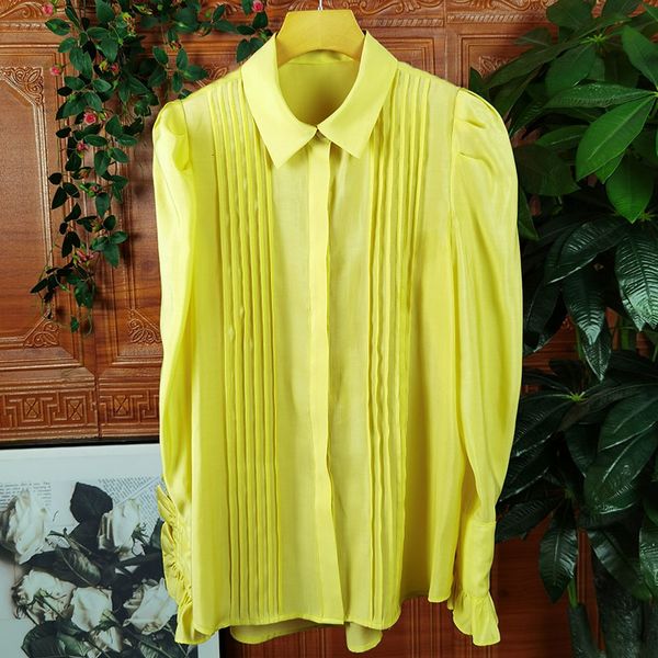 

skirts spring summer style blouses women turn-down collar buttons deco casual yellow white black apricot shirts solid