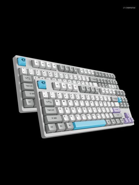 

akko 3108v2 quiet mechanical keyboard wired original cherry axis 87 keys11