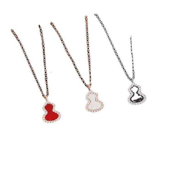 

s925 sterling sier kirin gourd plated 18k necklace women's red agate white fritillaria pendant small fashion fortune, Silver