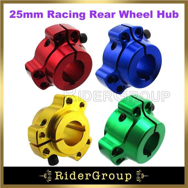 

motorcycle wheels & tires aluminum racing 1" 25mm rear wheel hubs bore with 1/4" keywa for go kart drift trike parts