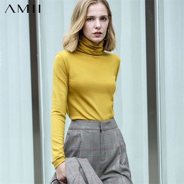 

spring winter women's turtleneck sweater causal solid slim fit wool pullover fashion 11820098 210527, White