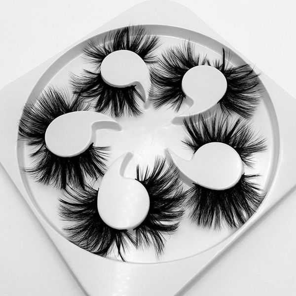 

false eyelashes handmade fiber dramatic fluffy wispy luxurious volume cross fake lashes natural soft thick long
