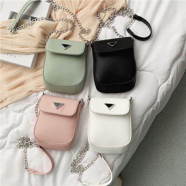 

mobile phone bag mini new chain messenger bag small fresh texture single shoulder candy color square handbags sale