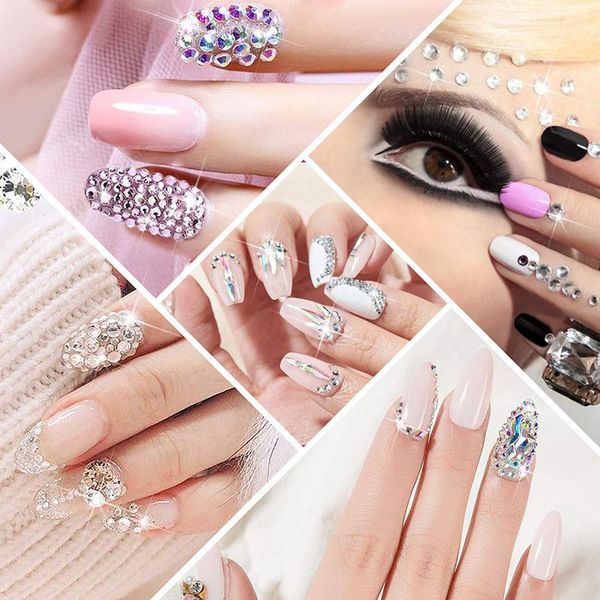 

fashion nail set ab rhinestone silicone pen tweezers woman hand decoration party nightclub accessories art kits
