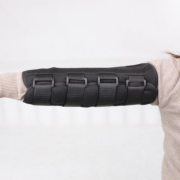

elbow support hinged arm forarm braces ortics band pad belt adjustable strap psen999 & knee pads, Black;gray
