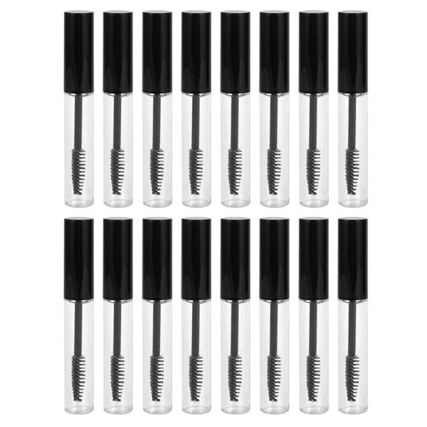 

storage bottles & jars 16pcs 10ml eyelash cream containers empty mascara tubes with rubber inserts