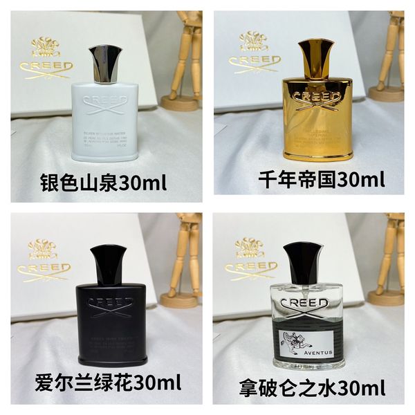 

creed perfume 4pcs set 30ml creed aventus imperial millisime silver mountain water green irish tweed eau de parfum long lasting fragrance