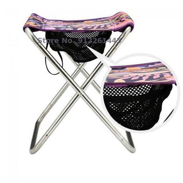

camp furniture outdoor folding chair portable comfortable ultra light maza small stool camping fishing printing