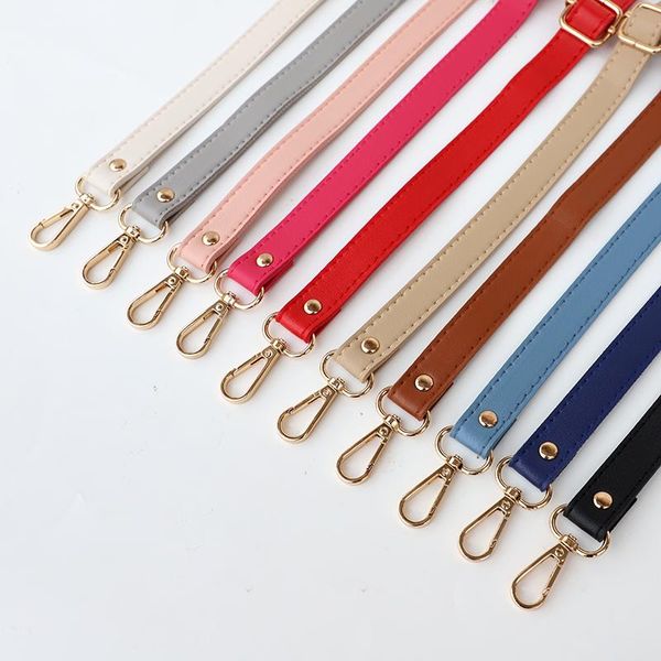

bag parts & accessories 138cm long pu leather shoulder strap handles diy replacement purse handle for handbag belts, Black