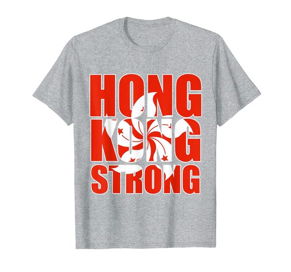 

hong kong shirt - hong kong strong flower - protest t-shirt, White;black