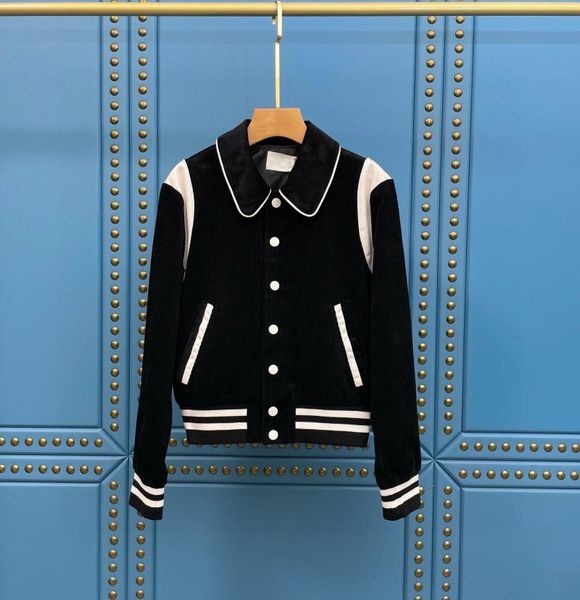 

women's wool & blends selling casual baseball jacket womenyh186971165, Black