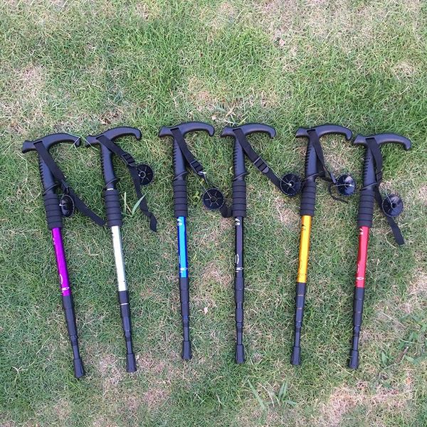 

trekking poles anti pole ultralight walking sticks adjustable hiking canes crutch
