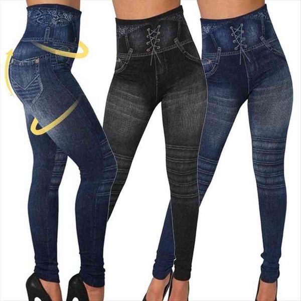 

fashion jeans pants with women legging pockets jean skinny stretchy slim, Black