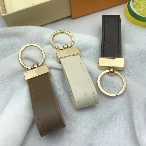 

2021 luxury keychain high qualtiy & ring holder brand designers key chain porte clef gift men women car bag keychains 3 colors, Silver