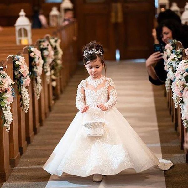 

custom satin white flower girl dress decal beauty pageant baby formal child party birthday christmas girl's dresses, Red;yellow