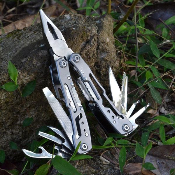 

professional hand tool sets multifunctional knife pliers emergency all-steel folding with locking function screwdriver corkscrew scissors