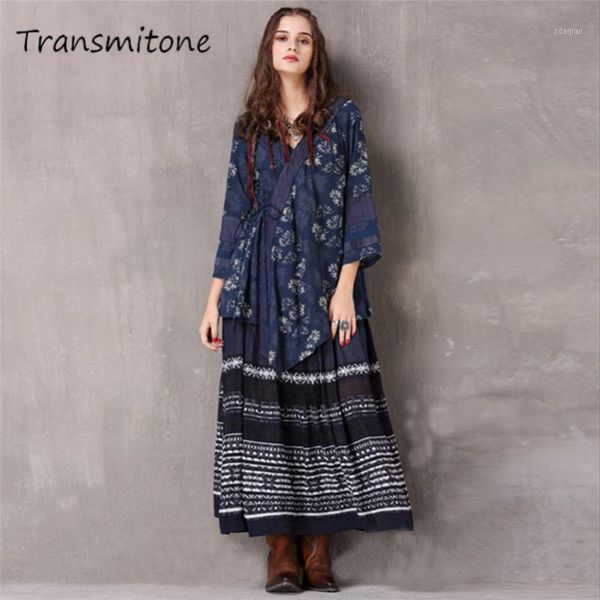 

women's blouses & shirts spring floral blouse 2021 vintage irregular bow-tie shirt cotton v neck women long sleeve blusa feminina, White