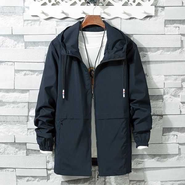 

spring men's hooded jacket large size korean slim jackets casual men, Black;brown