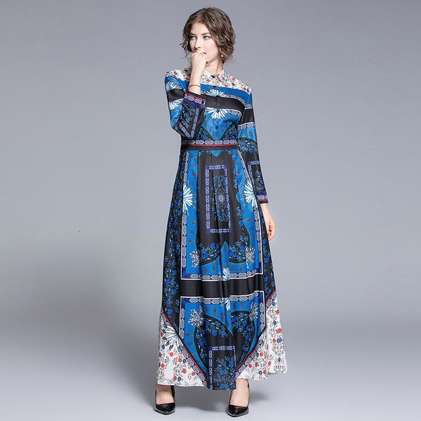 

printed s slim spring long sleeve floral pleated skirt, Black;gray