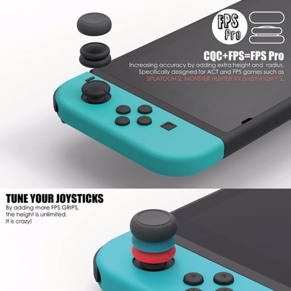 

game controllers & joysticks colorful thumb grips for switch joystick cover shell rocker cap accessories joycon handle case