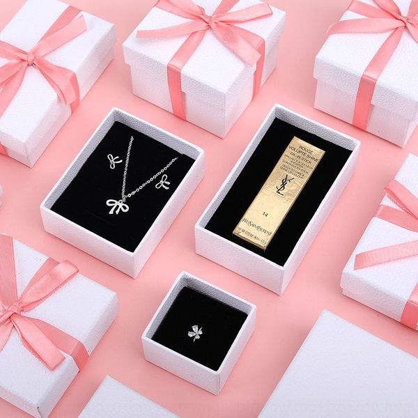 

or6 packing bracelet jewelry packaging es boxes bracelet necklace lipstick gift watch earring jewelry box, Black;white